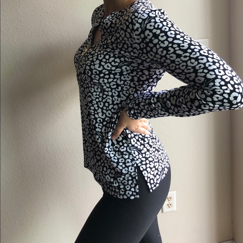 Michael Kors Women’s Leopard Print Top